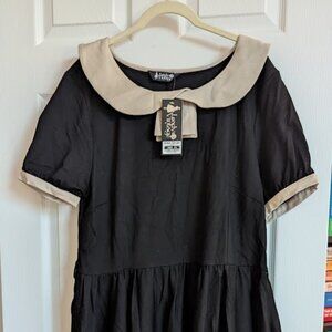 Lady V London Shawl Peter Pan Collar Dress